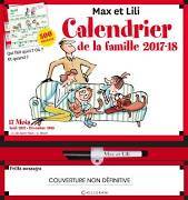 Calendrier de la famille Max et Lili