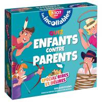 Boite Quiz Incollables Enfants contre Parents spécial Rires et Délires