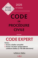 Code Dalloz Expert. Code de procédure civile 2025. 21e éd.