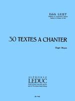 30 Textes a Chanter