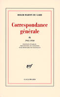 Correspondance générale / Roger Martin Du Gard., IX, 1945-1950, Correspondance générale (Tome 9-1945-1950), 1945-1950
