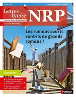 NRP Lycée - Les romans courts sont-ils de grands romans? - Mars 2017 (Format PDF)