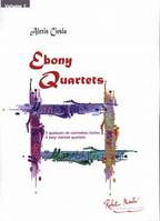Ebony quartets, 5 quatuors de clarinettes faciles