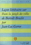 Lecon litt. jungle des villes-brecht