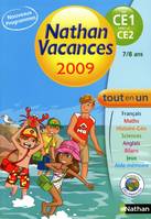 CAHIER DE VACANCES 2009 PRIMAIRE DU CE1 VERS LE CE2 7/8ANS TOUT EN UN