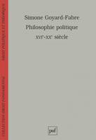 Philosophie politique (XVIe-XXe siècle), modernité et humanisme