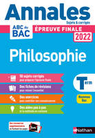 Annales Bac 2022 Philosophie - Corrigé