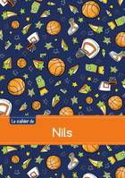 CAHIER NILS PTSCX,96P,A5 BASKETBALL