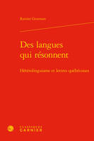 Des langues qui résonnent, Hétérolinguisme et lettres québécoises