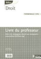 DROIT TERMINALE STG POCHETTE REFLEXE LIVRE DU PROFESSEUR