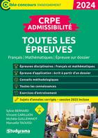 CRPE – Admissibilité – Toutes les épreuves - Concours 2024