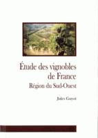 Etude des vignobles de France, Région du Sud-Ouest