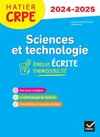 Sciences et Techno - CRPE 2024-2025 - Epreuve écrite d'admissibilité