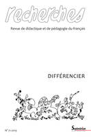 Recherches, n° 71/2e semestre 2019, Différencier