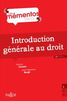 Introduction générale au droit , 13e édition