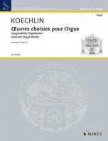 Oeuvres choisies pour orgue