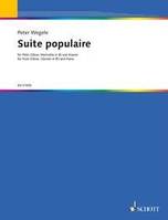 Suite populaire, flute (clarinet, oboe) and piano.