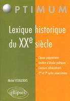 Lexique historique du XXè siècle