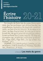 Ecrire l'histoire 20-21 - Dossier : Les mots du genre