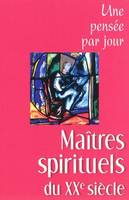 Maîtres spirituels du XXe siècle