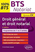 BTS Notariat - Épreuve de droit général et droit notarial (E4/U4)