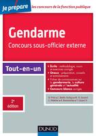 Gendarme - Concours sous-officier externe - 2e éd. - Tout-en-un, Tout-en-un