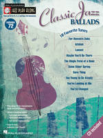 Classic Jazz Ballads, Jazz Play-Along Volume 72