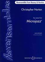 Four Pieces from Microjazz, flexible ensemble / school orchestra. Partition et parties.