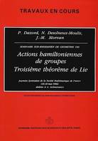 Actions hamiltoniennes de groupes. Troisième théorème de Lie (VIII), Séminaires Sud-Rhodaniens de géométrie