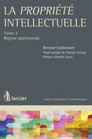 2, La propriété intellectuelle, Tome 2 - Régime patrimonial