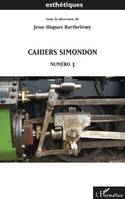 3, Cahiers Simondon, Numéro 3