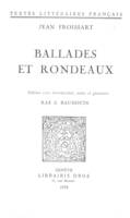 Ballades et rondeaux