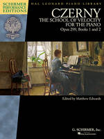 CZERNY - SCHOOL OF VELOCITY, OP. 299  FOR THE PIANO, BOOK 1 AND 2