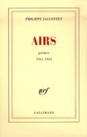 Airs, Poèmes 1961-1964