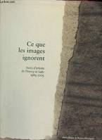 Ce que les images ignorent livres d'artiste de Thierry Le Saëc 1989-2005 - Exposition présentée du 28 mars au 28 mai 2006., livres d'artiste de Thierry Le Saëc 1989-2005