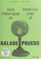 Lieux historiques de Balade-Pouebo, Historical sites of Balade-Pouebo