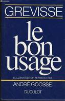 Le bon usage, grammaire française