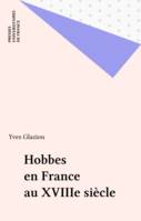 Hobbes en France au XVIIIe siècle