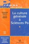 La culture générale à sciences po, textes en perspective