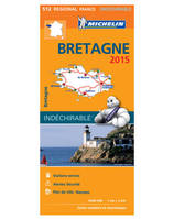 Région France carte indéchirable, 6590, CR : Bretagne 2015 - 1/200000