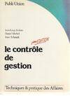 Le contrôle de gestion