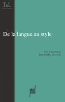 De la langue au style