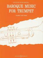 Baroque Music for Trumpet, trumpet and piano.