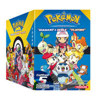 COFFRET Pokémon Diamant Perle / Platine - tomes 1 à 5 + Guide Pokémon