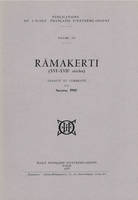 Ramakerti (XVIe-XVIIe siècles) (traduit et commenté)