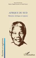 Afrique du Sud, Mémoire, héritages et ruptures