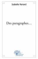 Des paragraphes...