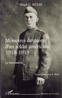 Mémoires de guerre d'un soldat américain 1918-1919, Le bon endroit