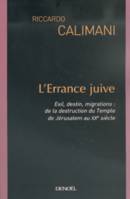 L'Errance juive, Exil, destin, migrations : de la destruction du Temple de Jérusalem au XXᵉ siècle