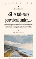 « Si les tableaux pouvaient parler... », Le traitement politique et médiatique des retours d'œuvres d'art pillées et spoliées par les nazis (France 1945-2008)